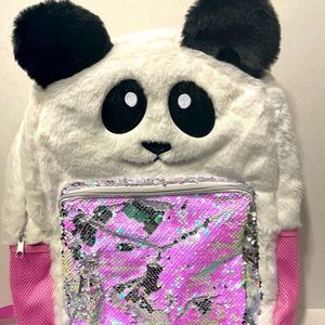 ‼️NEW‼️ Girls’ Flip Sequin Panda Backpack